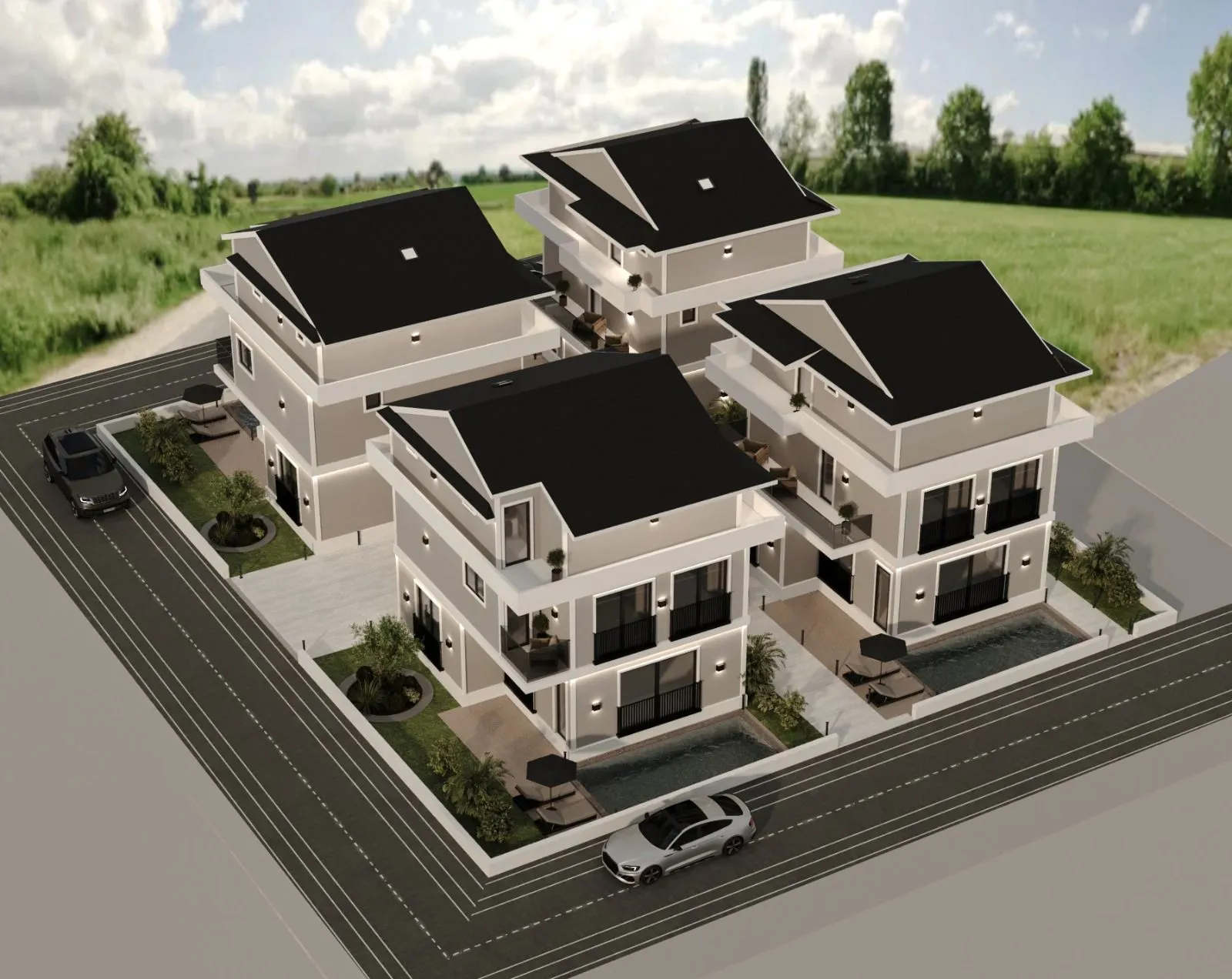 Fethiye Babataşında Havuzlu, Nezih Konumda 4+1 Müstakil Villa